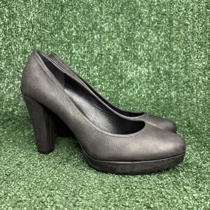 PRADA Brown Leather Platform Pumps Lug Sole Size‎ EU 38.5 / US 8.5